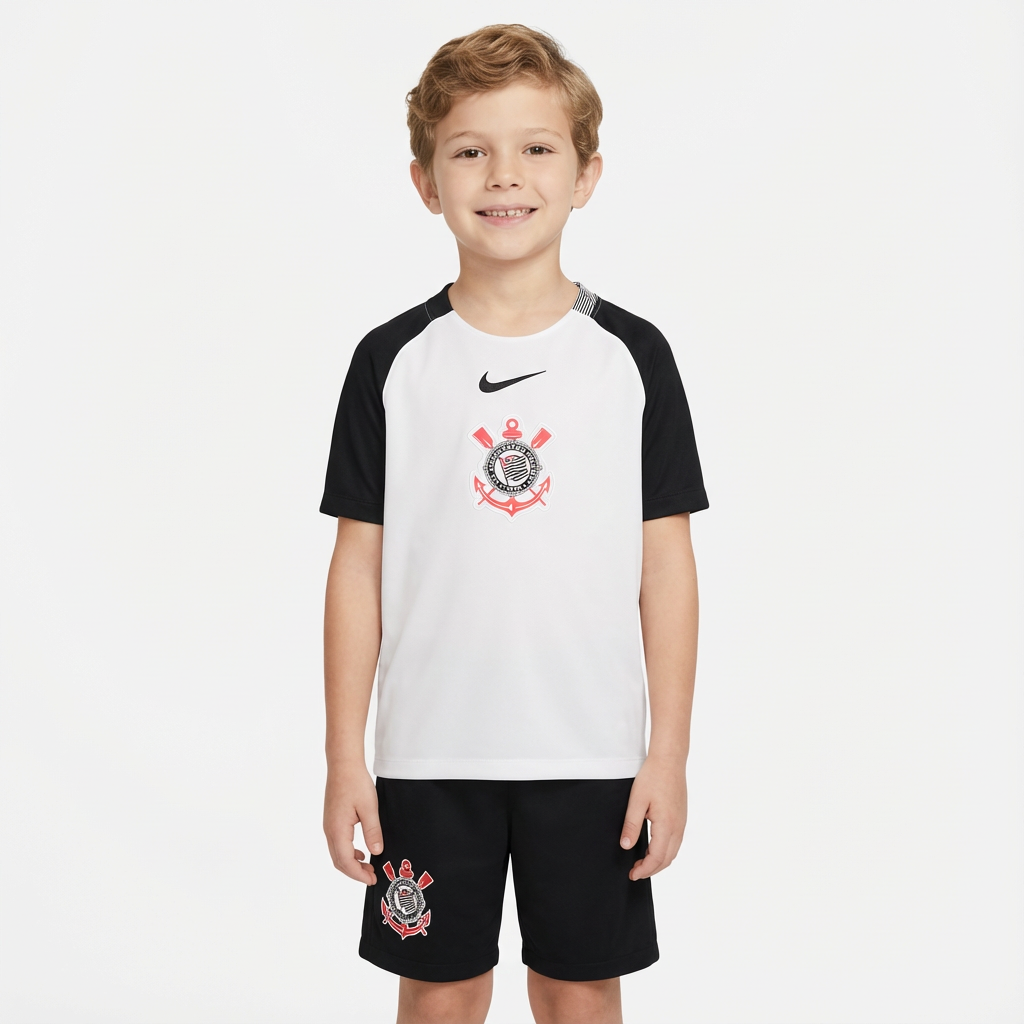Conjunto Infantil Nike Corinthians 2025/26 I
