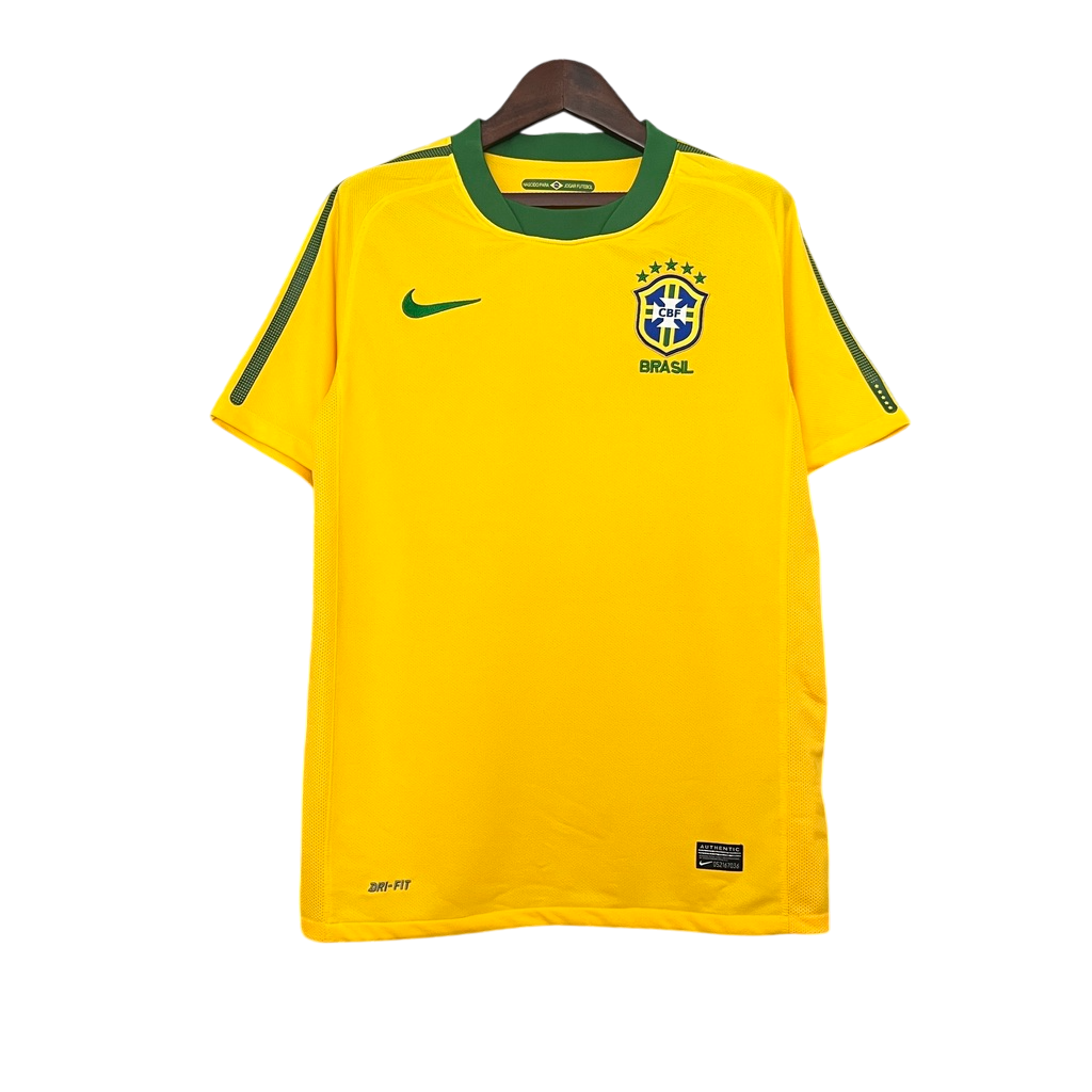Camisa Retrô Seleção Brasil 2010 Home Copa do Mundo