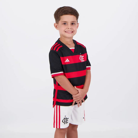 Conjunto Infantil Adidas Flamengo 2024 I
